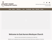 Tablet Screenshot of eawesleyanchurch.com